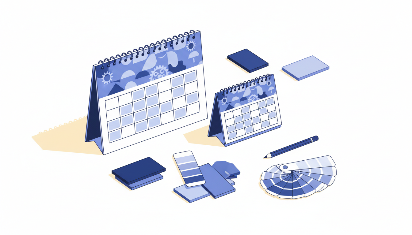 Kalender drucken lassen – Wandkalender & Tischkalender professionell gestalten